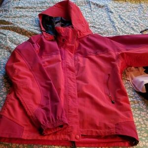 Womens Lg Marmot Jacket (Rose and Wine)